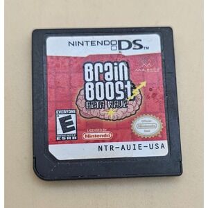 Brain Boost Beta Wave Nintendo DS Game Cartridge NTR-AUIE-USA Majesco 2006